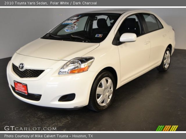 2010 Toyota Yaris Sedan in Polar White