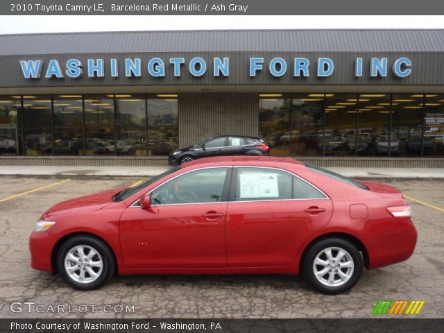 2010 Toyota Camry LE in Barcelona Red Metallic