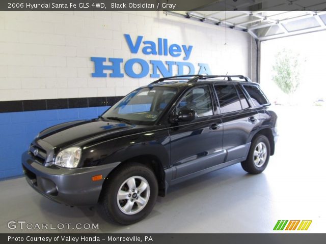 2006 Hyundai Santa Fe GLS 4WD in Black Obsidian