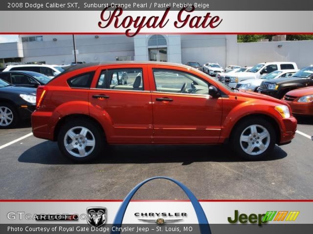 2008 Dodge Caliber SXT in Sunburst Orange Pearl