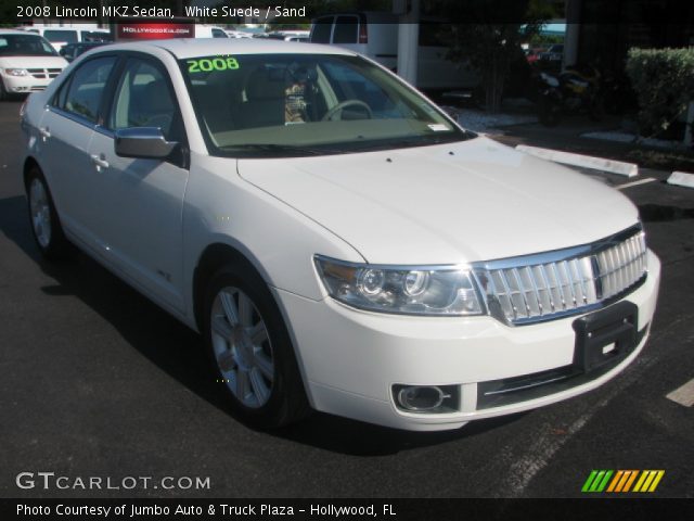 2008 Lincoln MKZ Sedan in White Suede