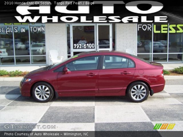 2010 Honda Civic EX Sedan in Tango Red Pearl