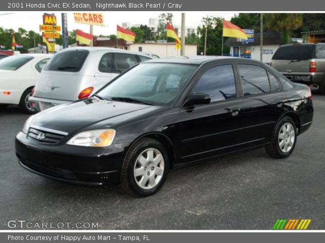 2001 Black honda civic ex #3