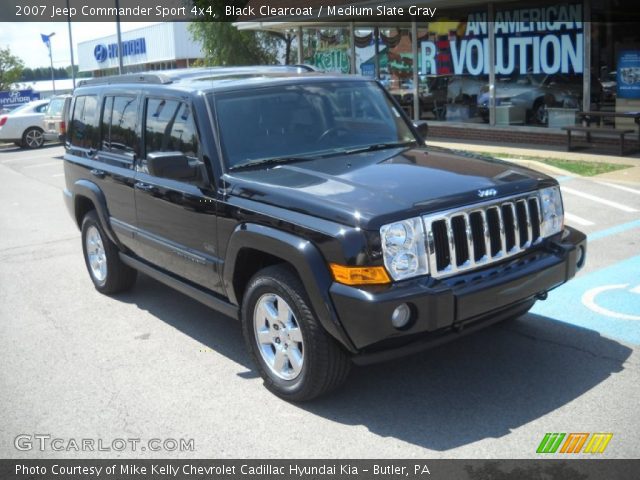 2007 Jeep Commander Sport 4x4 in Black Clearcoat
