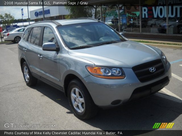 2008 Hyundai Santa Fe GLS in Platinum Sage