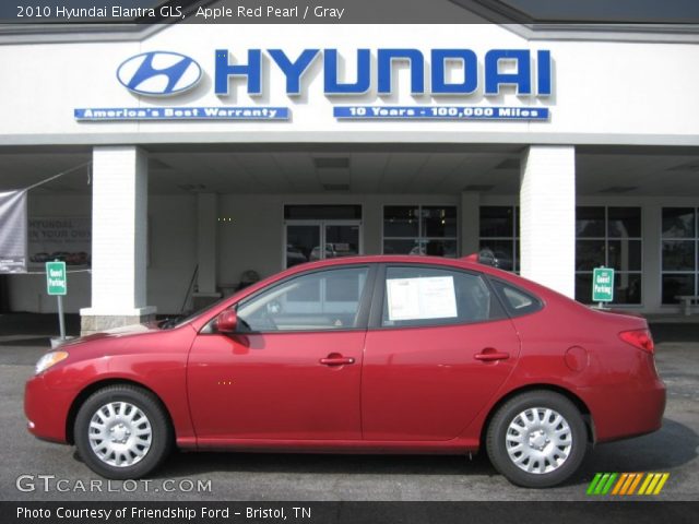 2010 Hyundai Elantra GLS in Apple Red Pearl