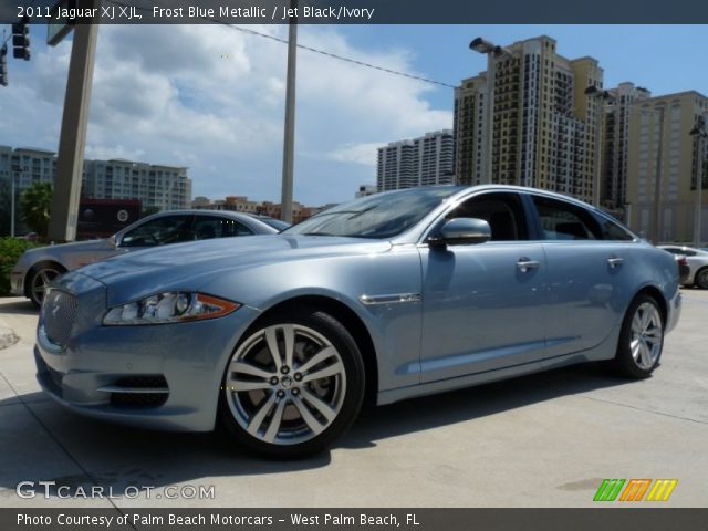 2011 Jaguar XJ XJL in Frost Blue Metallic