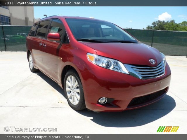 2011 Toyota Sienna Limited in Salsa Red Pearl