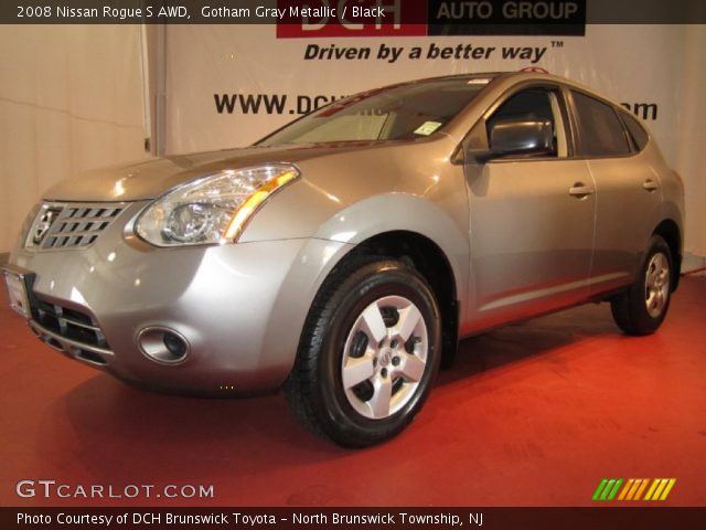 2008 Nissan Rogue S AWD in Gotham Gray Metallic