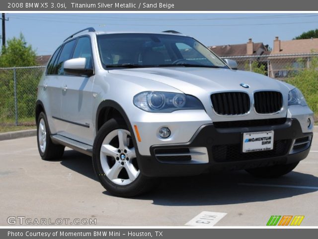 2008 BMW X5 3.0si in Titanium Silver Metallic