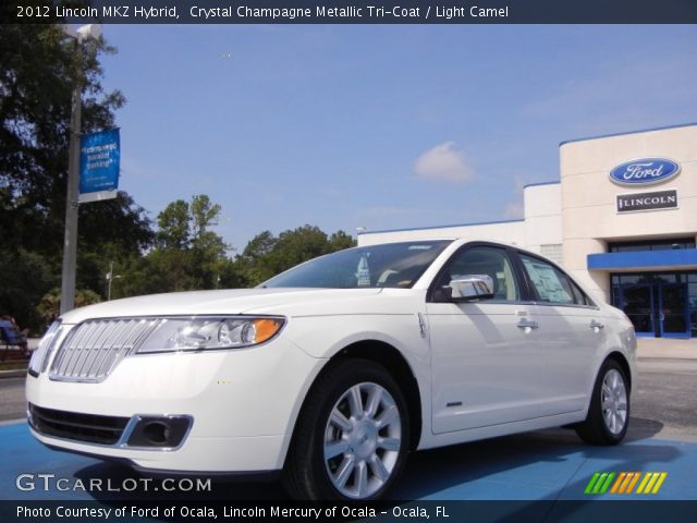 2012 Lincoln MKZ Hybrid in Crystal Champagne Metallic Tri-Coat