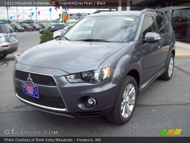 2011 Mitsubishi Outlander SE in Graphite Gray Pearl