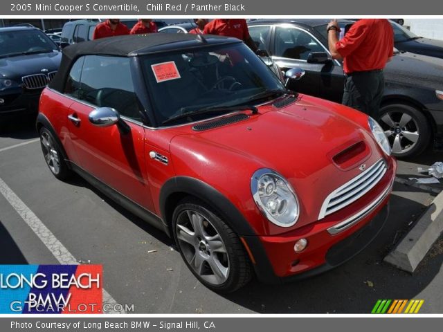2005 Mini Cooper S Convertible in Chili Red
