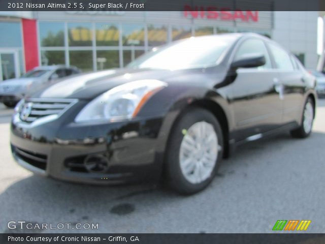 2012 Nissan Altima 2.5 S in Super Black