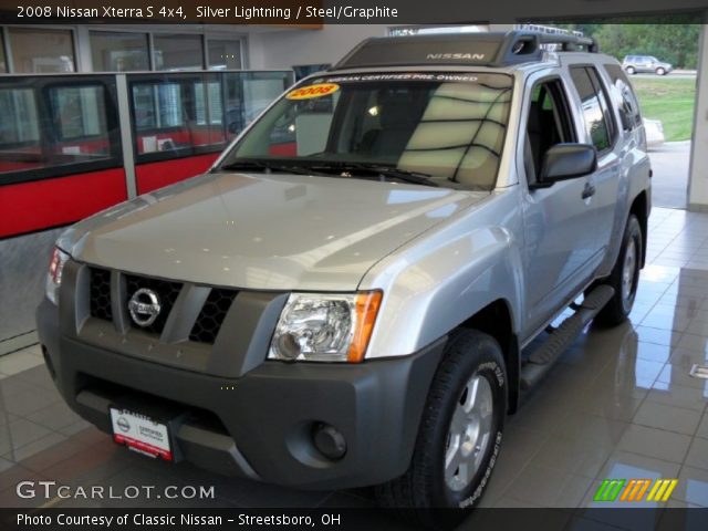 2008 Nissan Xterra S 4x4 in Silver Lightning