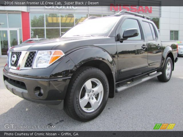 2006 Nissan Frontier LE Crew Cab in Super Black
