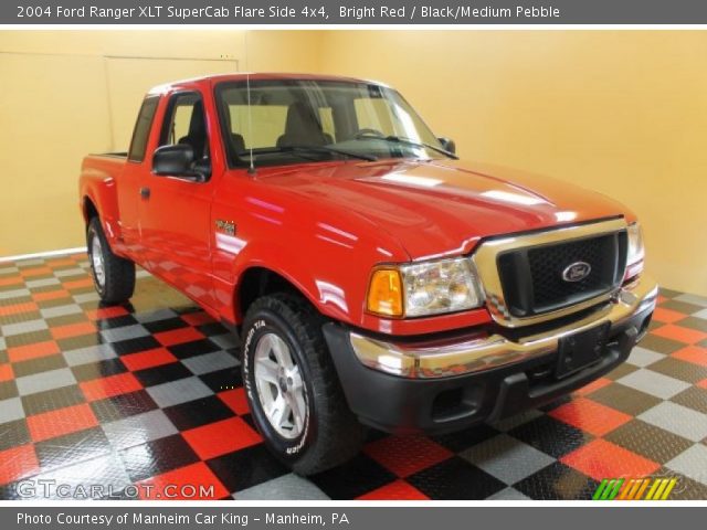2004 Ford Ranger XLT SuperCab Flare Side 4x4 in Bright Red
