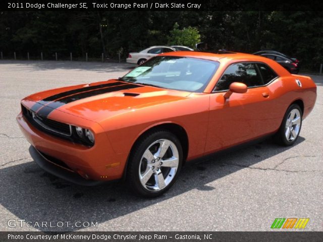 2011 Dodge Challenger SE in Toxic Orange Pearl