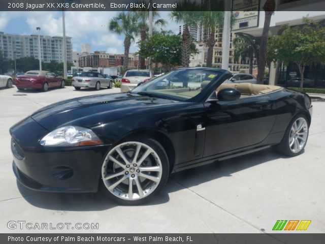 2008 Jaguar XK XK8 Convertible in Ebony Black