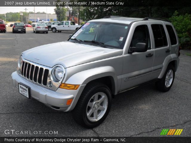 2007 Jeep Liberty Limited in Bright Silver Metallic