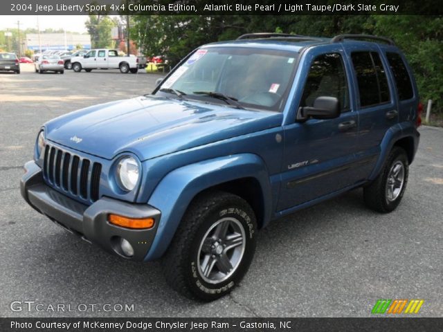 2004 Jeep Liberty Sport 4x4 Columbia Edition in Atlantic Blue Pearl