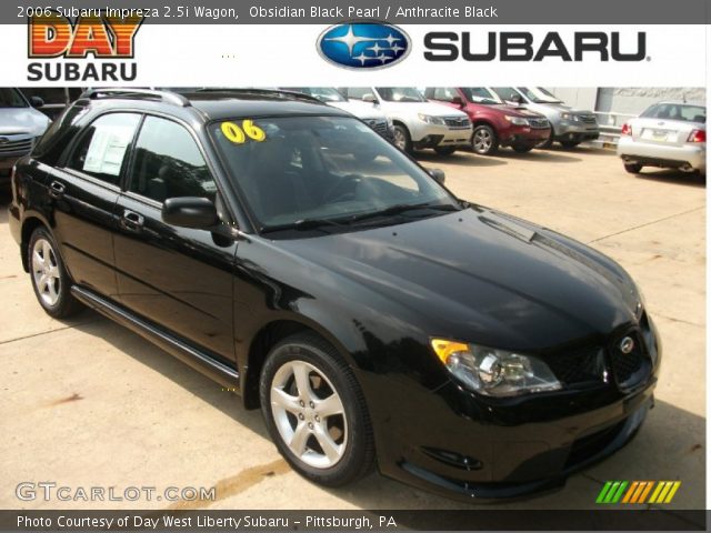 2006 Subaru Impreza 2.5i Wagon in Obsidian Black Pearl