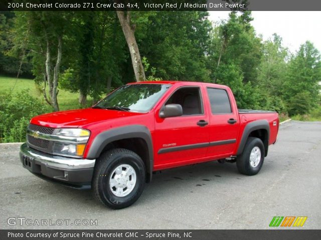 2004 Chevrolet Colorado Z71 Crew Cab 4x4 in Victory Red