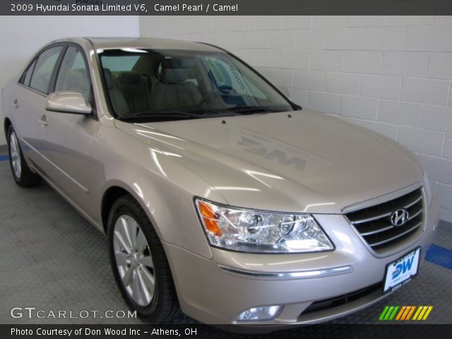 2009 Hyundai Sonata Limited V6 in Camel Pearl