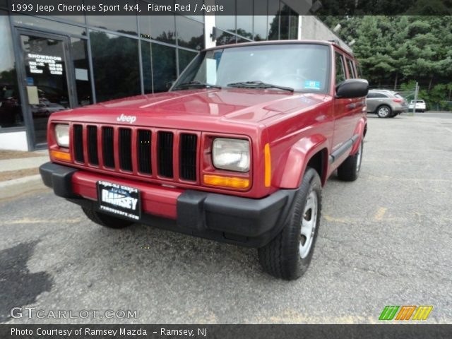 1999 Jeep Cherokee Sport 4x4 in Flame Red