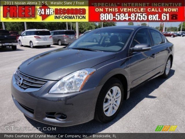 2011 Nissan Altima 2.5 S in Metallic Slate
