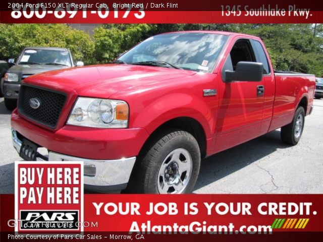 2004 Ford F150 XLT Regular Cab in Bright Red