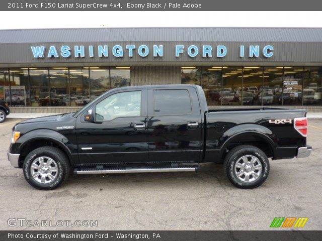 2011 Ford F150 Lariat SuperCrew 4x4 in Ebony Black