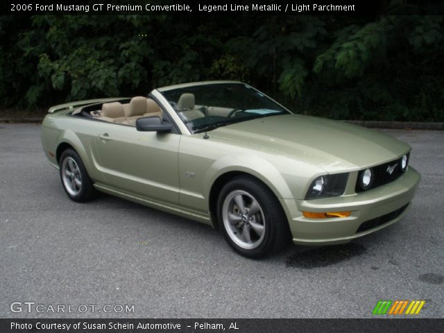 2006 Ford Mustang GT Premium Convertible in Legend Lime Metallic