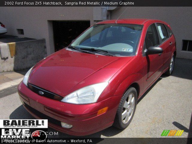 2002 Ford Focus ZX5 Hatchback in Sangria Red Metallic