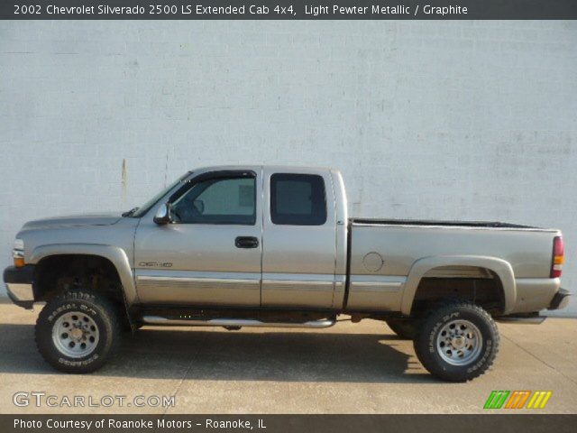 2002 Chevrolet Silverado 2500 LS Extended Cab 4x4 in Light Pewter Metallic