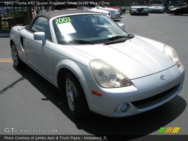 2003 Toyota MR2 Spyder Roadster in Silver Streak Mica