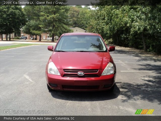 2006 Kia Sedona LX in Claret Red