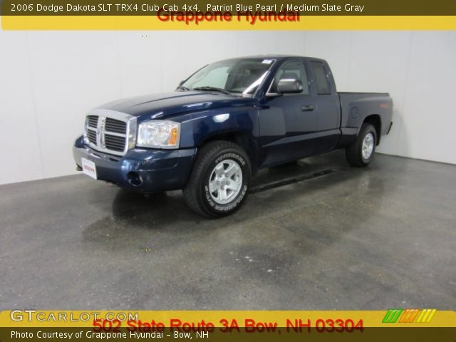 2006 Dodge Dakota SLT TRX4 Club Cab 4x4 in Patriot Blue Pearl