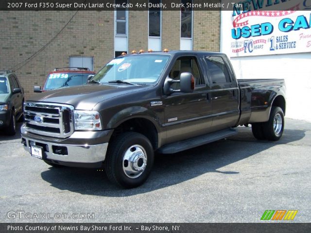 2007 Ford F350 Super Duty Lariat Crew Cab 4x4 Dually in Dark Stone Metallic