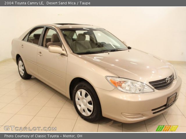 2004 Toyota Camry LE in Desert Sand Mica
