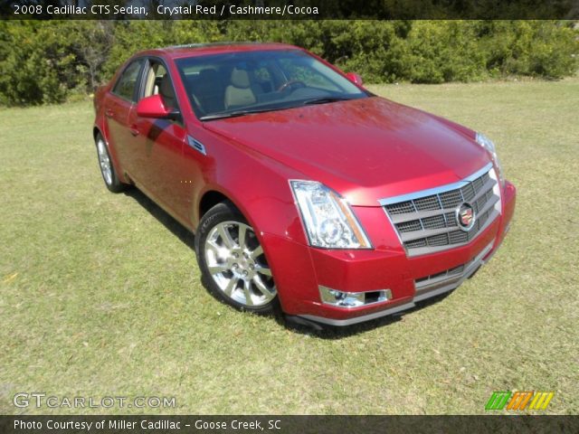 2008 Cadillac CTS Sedan in Crystal Red