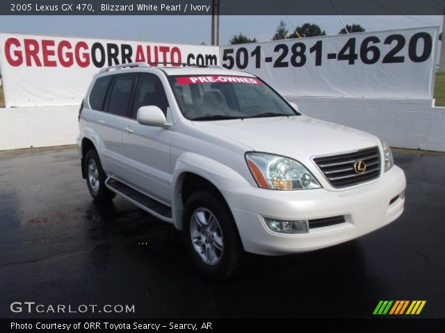 2005 Lexus GX 470 in Blizzard White Pearl