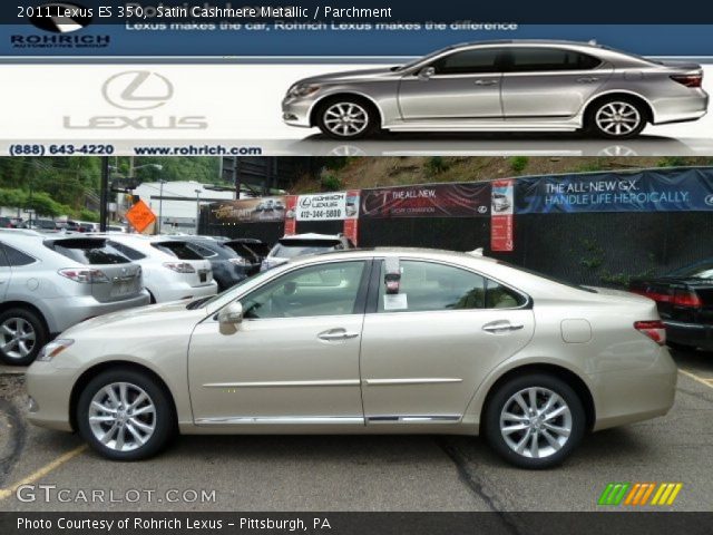 2011 Lexus ES 350 in Satin Cashmere Metallic