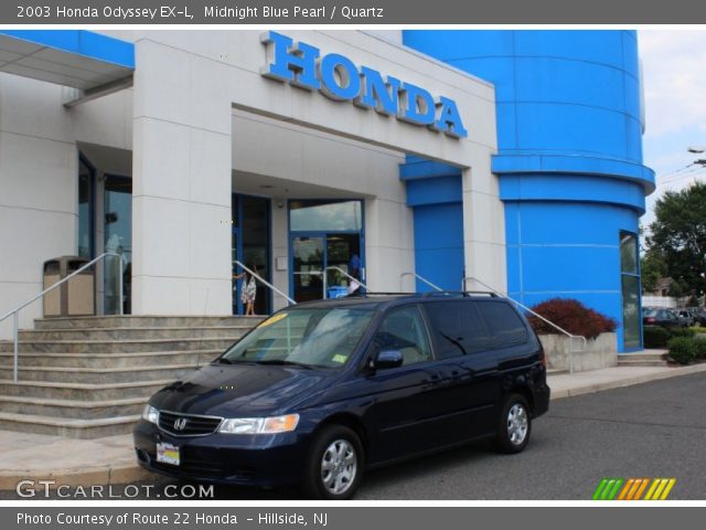 2003 Honda Odyssey EX-L in Midnight Blue Pearl