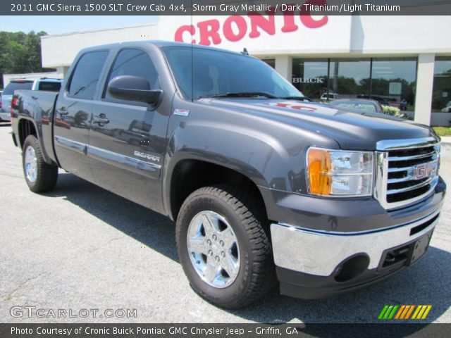 2011 GMC Sierra 1500 SLT Crew Cab 4x4 in Storm Gray Metallic