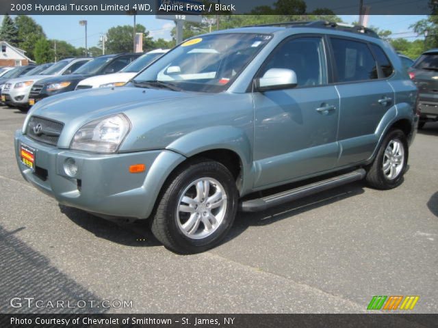 2008 Hyundai Tucson Limited 4WD in Alpine Frost