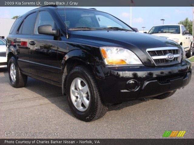 2009 Kia Sorento LX in Ebony Black