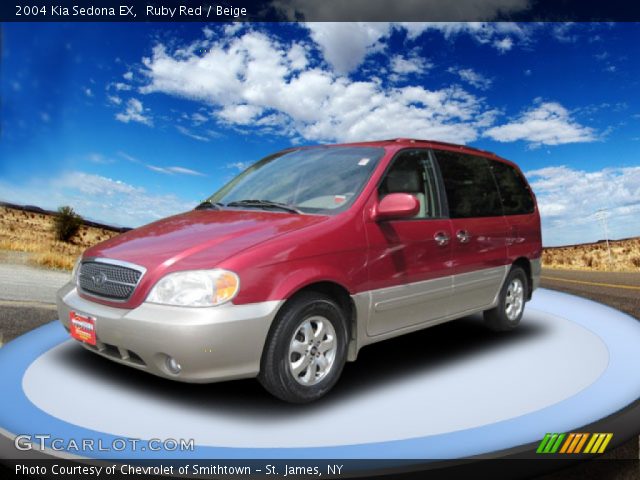 2004 Kia Sedona EX in Ruby Red