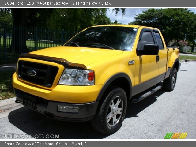 2004 Ford F150 FX4 SuperCab 4x4 in Blazing Yellow