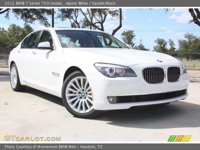 2012 BMW 7 Series 750i Sedan in Alpine White